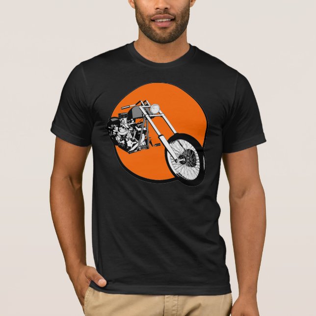 T-shirt - Chopper - Hardcore Custombike (Devant)