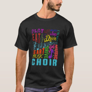 T-shirt Chorale Chorus Choral Music Conducteur Cadeau