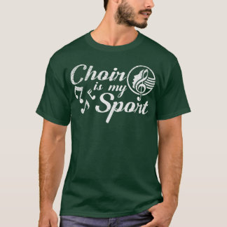 T-shirt Chorale musicale de sport chantant répétitions mon