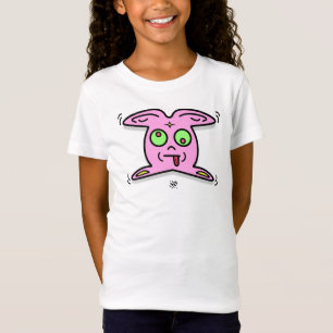 T-Shirt Chose de lapin rose mignonne créature bizarre