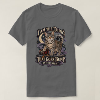 T-shirt Chose Qui Fait Boum Dans La Nuit Chat Halloween