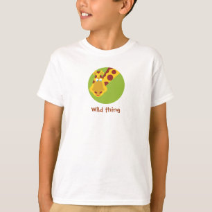 T-shirt Chose sauvage - chemise - girafe