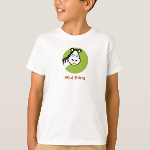 T-shirt Chose sauvage - chemise - zèbre