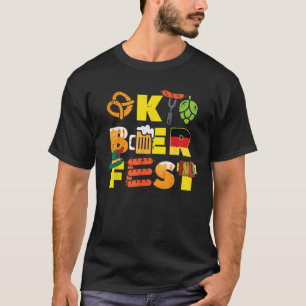 T-shirt Choses allemandes d'Oktoberfest Cute Fête bavarois
