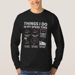 T-shirt Choses que je fais dans mon temps libre Amoureux d