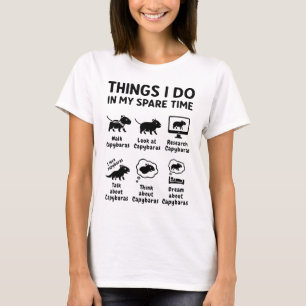T-shirt Choses que je fais pendant mon temps libre Capybar