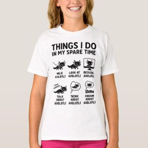 T-shirt Choses que je fais pendant mon temps libre Passion