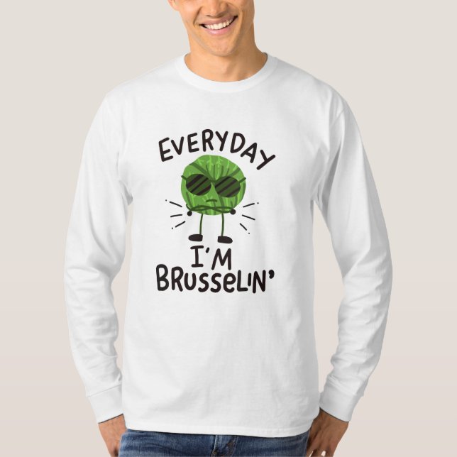 T-shirt Chou de Bruxelles vegan (Devant)