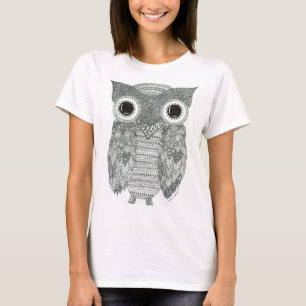 T-shirt Chouette Abstraite