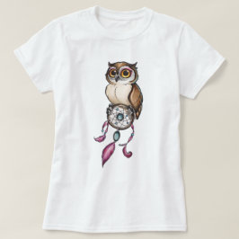 T-shirt Chouette aquarelle