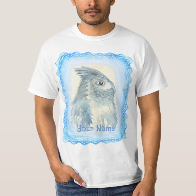 T-shirt Chouette aquarelle (Devant)