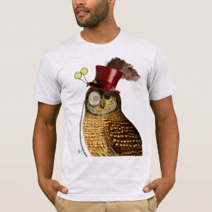 T-shirt Chouette avec chapeau supérieur 3