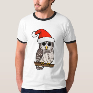 T-shirt Chouette barrée de Noël Père Noël