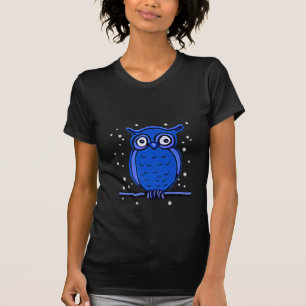 T-shirt Chouette bleue