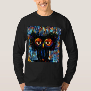 T-shirt Chouette brillante et sage