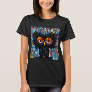 T-shirt Chouette brillante et sage