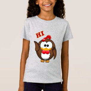 T-Shirt chouette coq