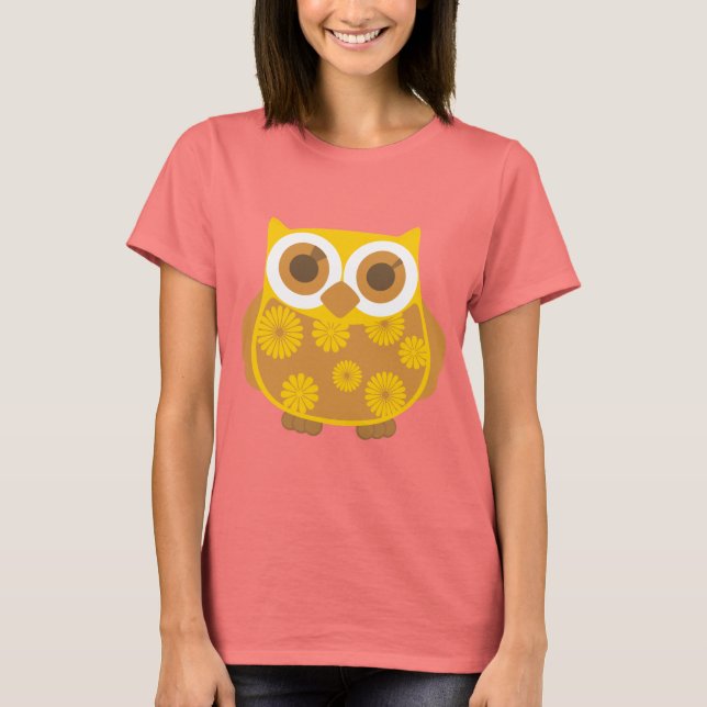 T-shirt Chouette d'automne (Devant)