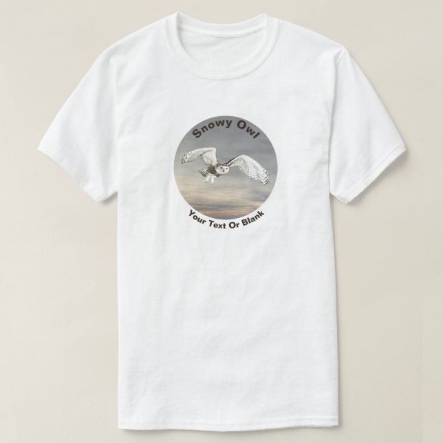 T-shirt Chouette des neiges (Design devant)