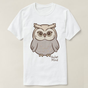 T-shirt Chouette esprit calme