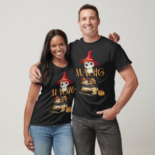 T-shirt Chouette magique Chouette automne thème