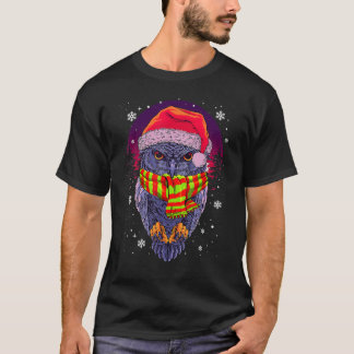 T-shirt Chouette Noël Reindeer Antlers Xmas Enfants Garçon