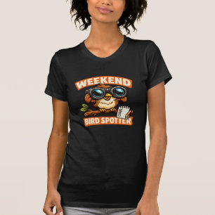 T-shirt Chouette Observateur d'Oiseaux de Week-end