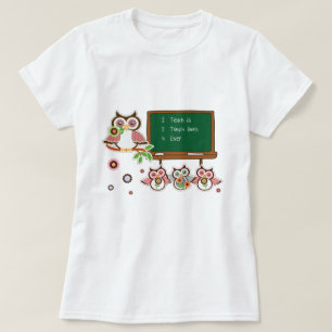 T-shirt Chouette pour enseignant