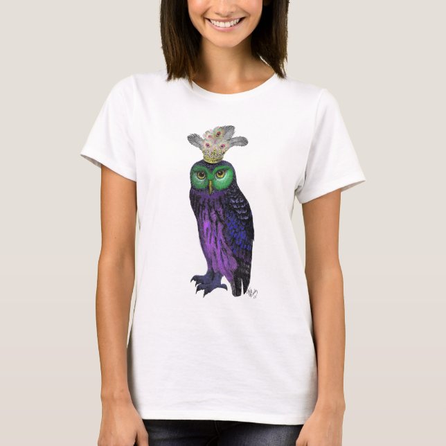T-shirt Chouette pourpre (Devant)