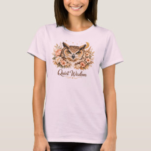 T-Shirt Chouette Sagesse Tranquille