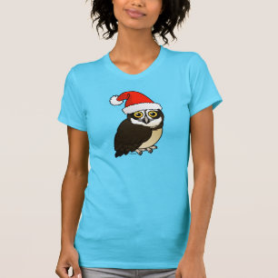 T-shirt Chouette tachetée père Noël