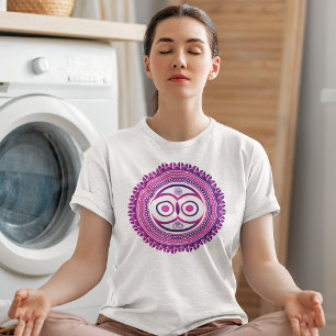 T-shirt Chouette tribale ornementale