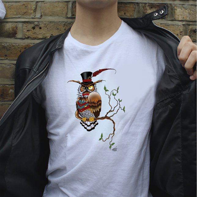 T-shirt Chouette victorienne (Créateur téléchargé)