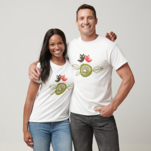 T-shirt Chouettes de nidification mignonnes Whimsical Baby