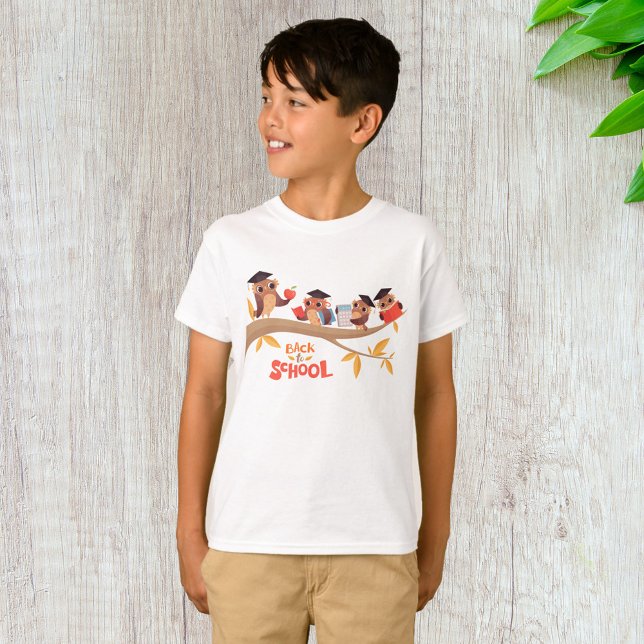 T-shirt Chouettes mignonnes Retour à l'école (Créateur téléchargé)