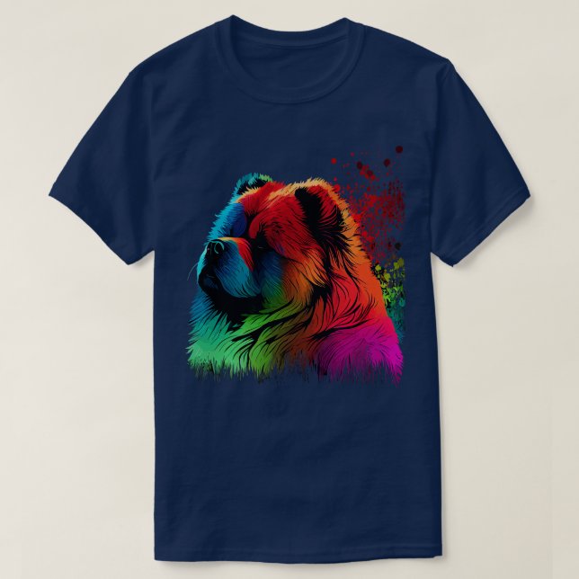 T-shirt Chow Chow (Design devant)