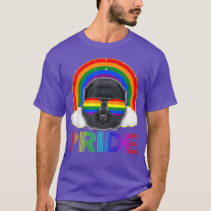 T-shirt Chow Chow Dog LGBT Rainbow Gay Lesbian Drôle LGBT