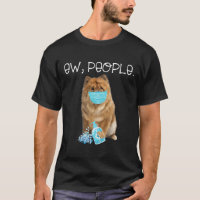 Chow Chow Ew Chien Portant Un Masque Visage