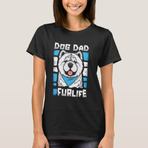 T-shirt Chow Chow Père race animal - Chien Papa Fourrure V