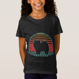 T-Shirt Chow Chow Retro Amoureux des chiens Vintage 80s St