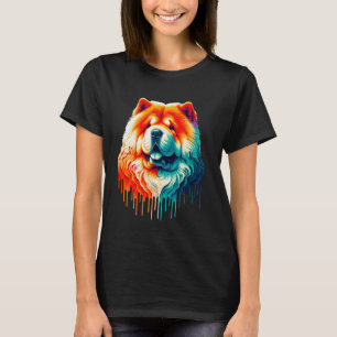 T-shirt Chow de peinture à séchage