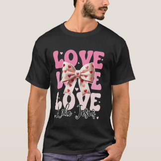 T-shirt chrétien catholique pour femmes amour de l