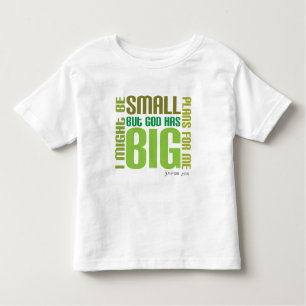 T-shirt chrétien d'enfant en bas âge de grands