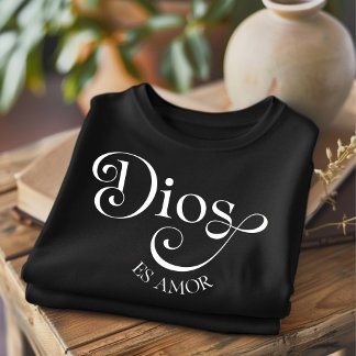 T-shirt chrétien espagnol Dios Es Amor