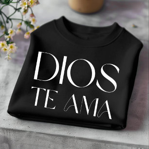 T-shirt chrétien espagnol Dios Te Ama