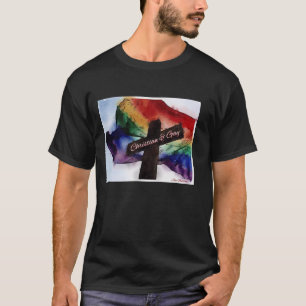 T-shirt Chrétien et homosexuel