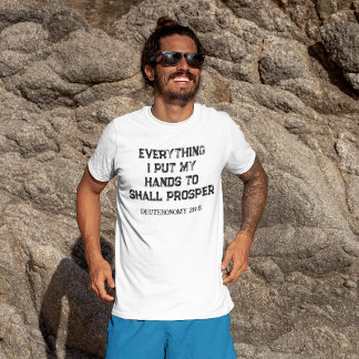 T-shirt chrétien masculin Prosper