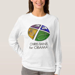 T-shirt Chrétiens pour la chemise d'Obama