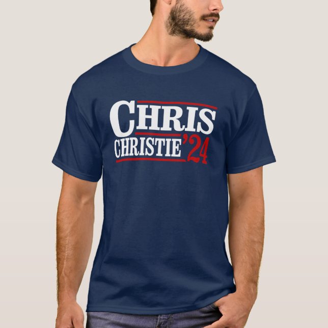 T-shirt Chris Christie Campagne Vintage (Devant)