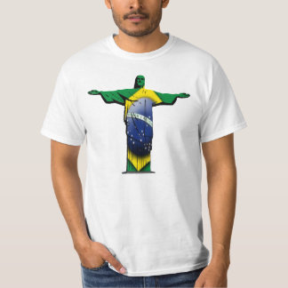 T-shirt Christ brésilien du drapeau le rédempteur